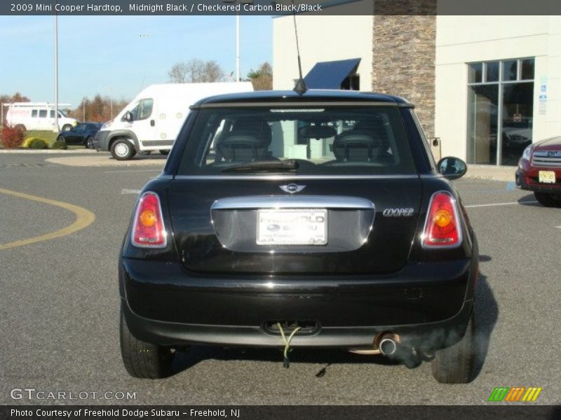 Midnight Black / Checkered Carbon Black/Black 2009 Mini Cooper Hardtop