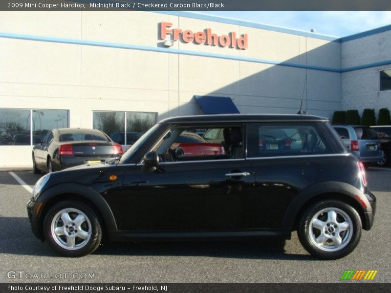 Midnight Black / Checkered Carbon Black/Black 2009 Mini Cooper Hardtop