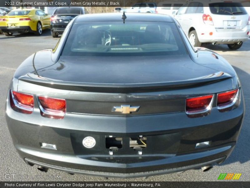 Ashen Gray Metallic / Black 2012 Chevrolet Camaro LT Coupe