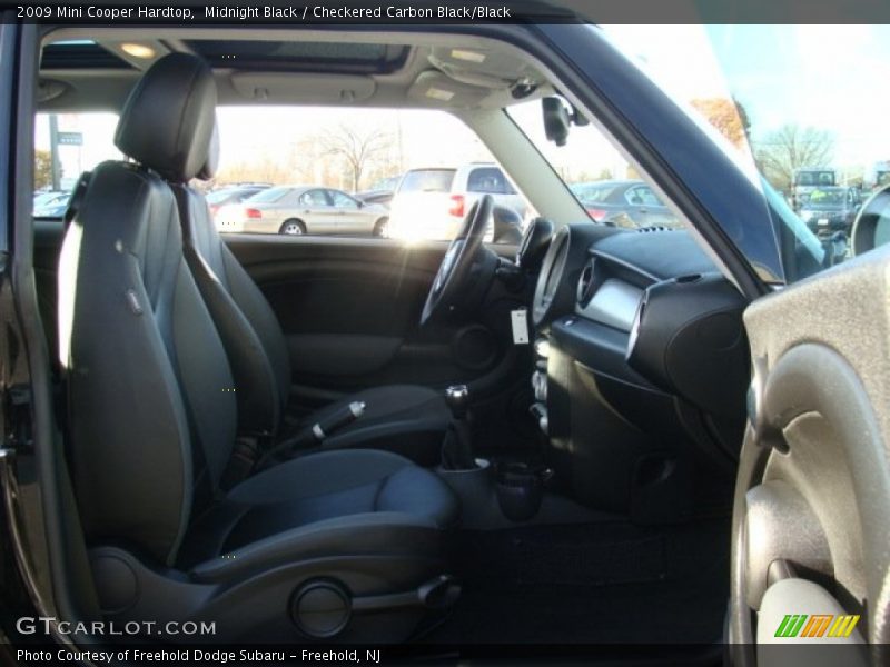 Midnight Black / Checkered Carbon Black/Black 2009 Mini Cooper Hardtop