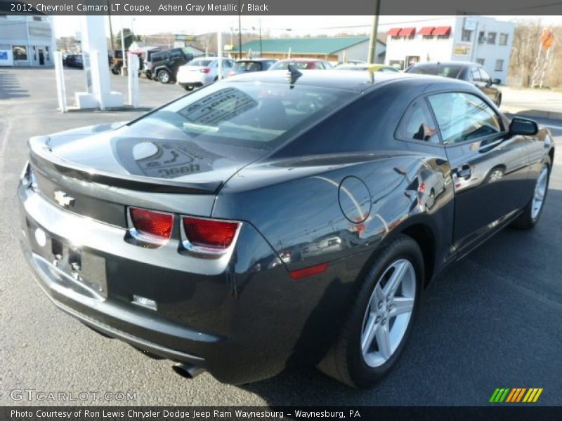 Ashen Gray Metallic / Black 2012 Chevrolet Camaro LT Coupe