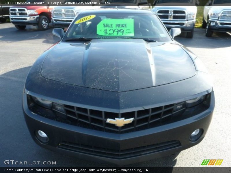 Ashen Gray Metallic / Black 2012 Chevrolet Camaro LT Coupe