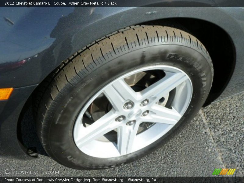 Ashen Gray Metallic / Black 2012 Chevrolet Camaro LT Coupe