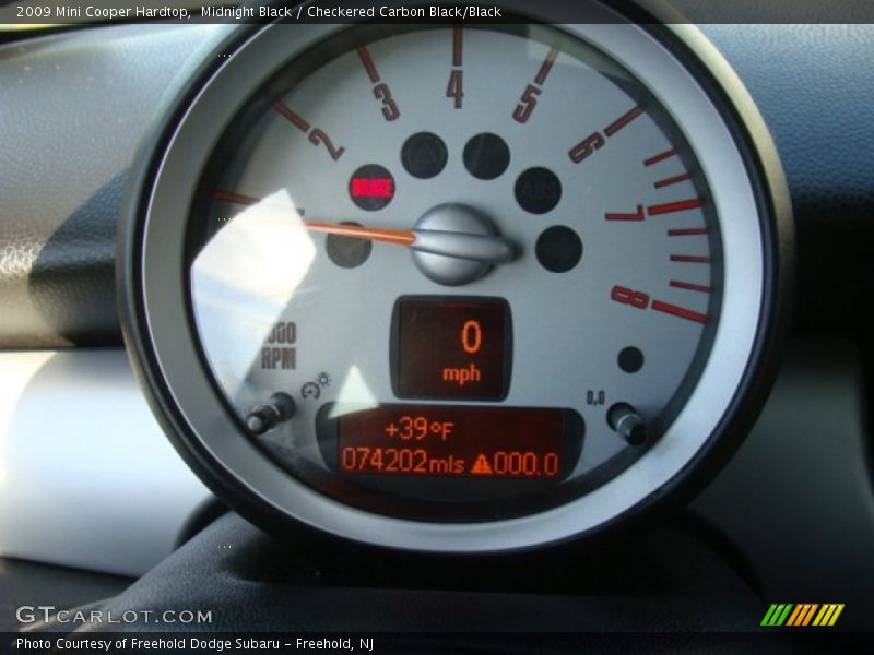 Midnight Black / Checkered Carbon Black/Black 2009 Mini Cooper Hardtop