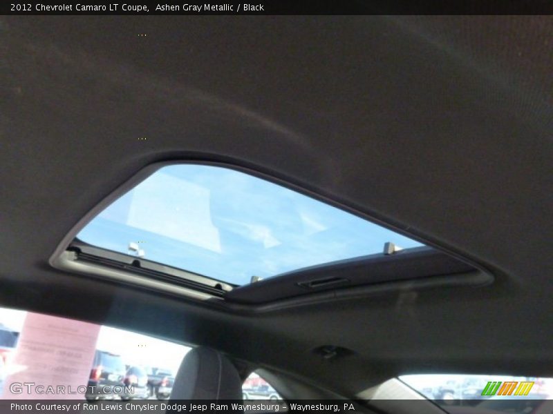 Ashen Gray Metallic / Black 2012 Chevrolet Camaro LT Coupe
