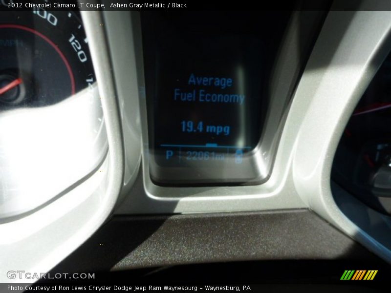 Ashen Gray Metallic / Black 2012 Chevrolet Camaro LT Coupe