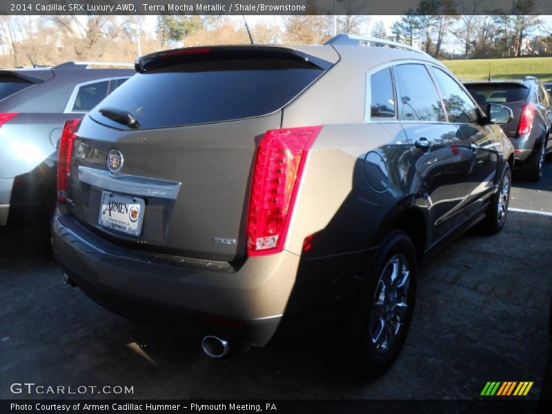 Terra Mocha Metallic / Shale/Brownstone 2014 Cadillac SRX Luxury AWD