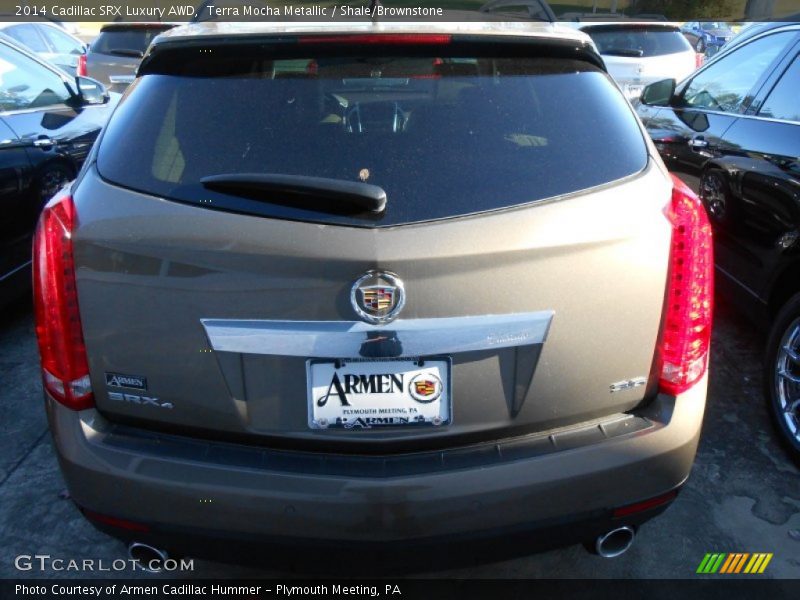 Terra Mocha Metallic / Shale/Brownstone 2014 Cadillac SRX Luxury AWD