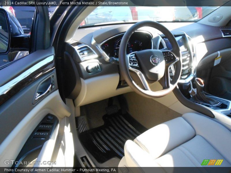 Terra Mocha Metallic / Shale/Brownstone 2014 Cadillac SRX Luxury AWD