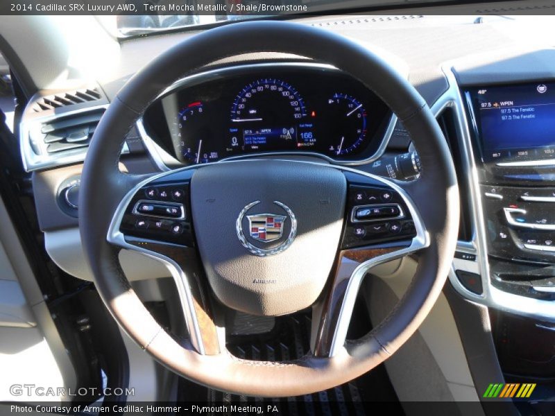 Terra Mocha Metallic / Shale/Brownstone 2014 Cadillac SRX Luxury AWD
