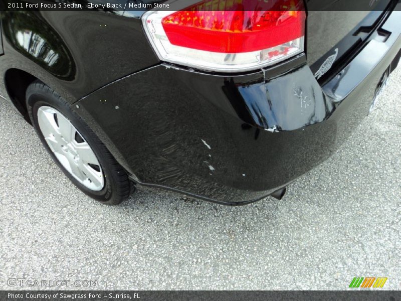 Ebony Black / Medium Stone 2011 Ford Focus S Sedan