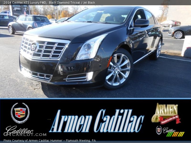 Black Diamond Tricoat / Jet Black 2014 Cadillac XTS Luxury FWD
