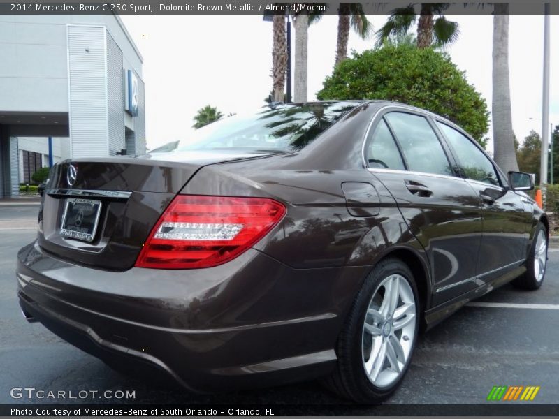 Dolomite Brown Metallic / Almond/Mocha 2014 Mercedes-Benz C 250 Sport