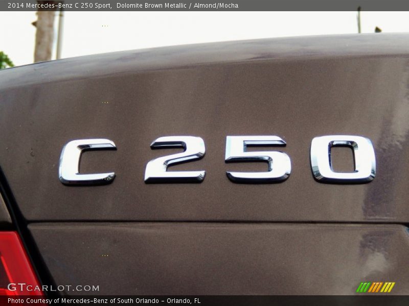Dolomite Brown Metallic / Almond/Mocha 2014 Mercedes-Benz C 250 Sport