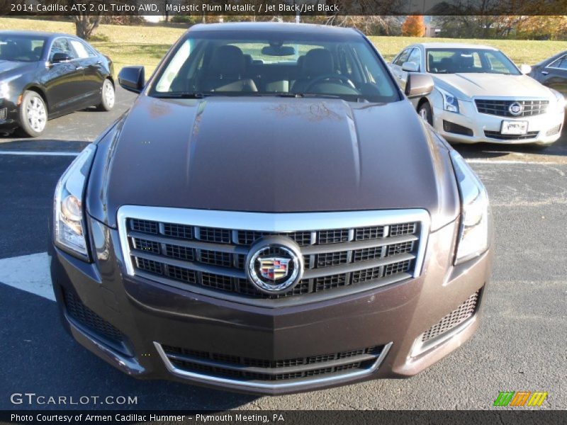 Majestic Plum Metallic / Jet Black/Jet Black 2014 Cadillac ATS 2.0L Turbo AWD