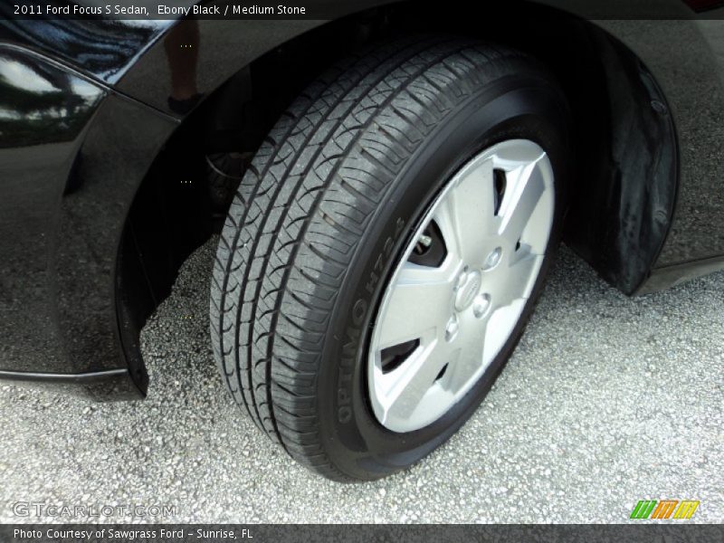 Ebony Black / Medium Stone 2011 Ford Focus S Sedan