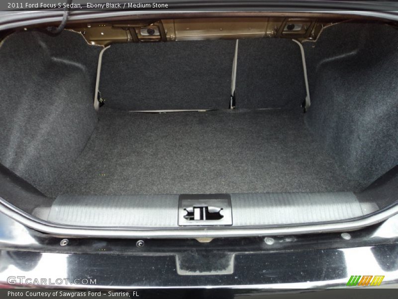 Ebony Black / Medium Stone 2011 Ford Focus S Sedan