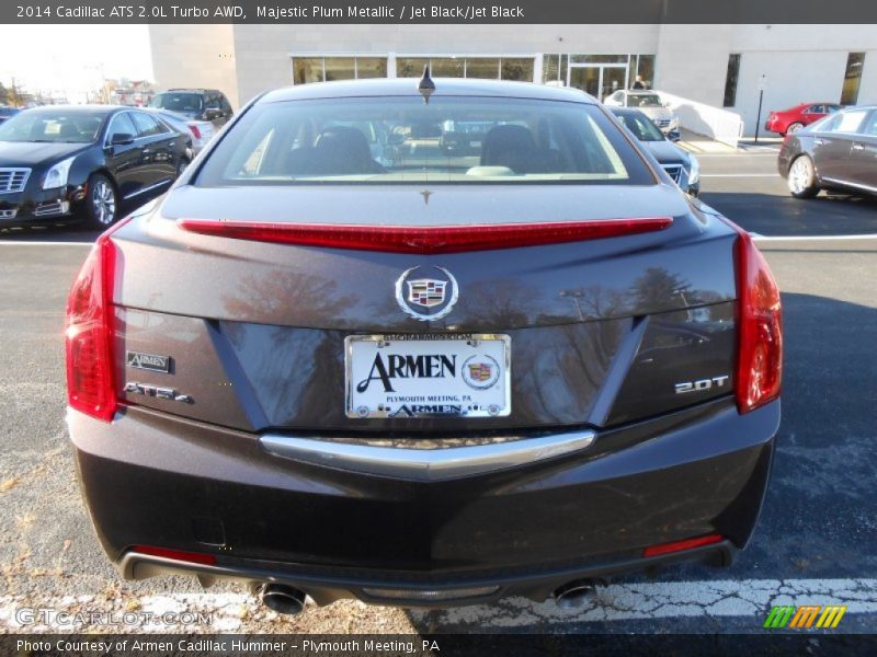 Majestic Plum Metallic / Jet Black/Jet Black 2014 Cadillac ATS 2.0L Turbo AWD