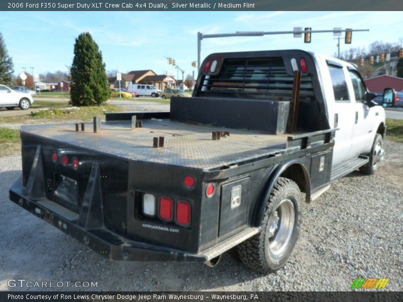 Silver Metallic / Medium Flint 2006 Ford F350 Super Duty XLT Crew Cab 4x4 Dually