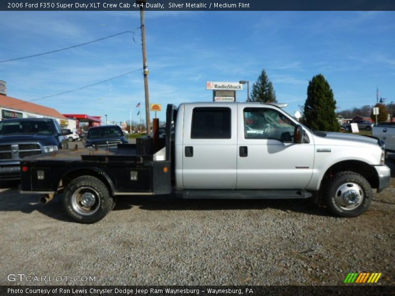 Silver Metallic / Medium Flint 2006 Ford F350 Super Duty XLT Crew Cab 4x4 Dually