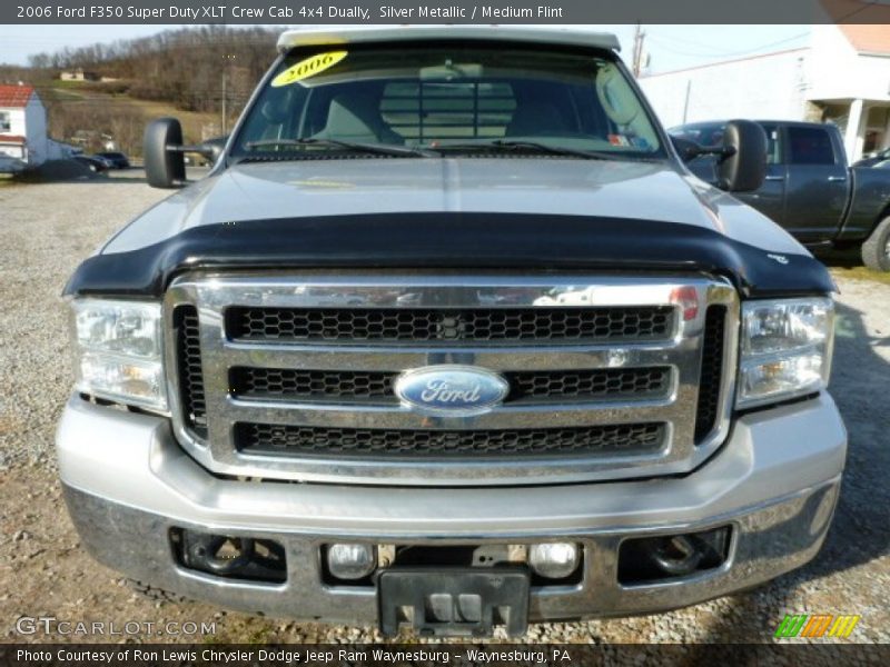 Silver Metallic / Medium Flint 2006 Ford F350 Super Duty XLT Crew Cab 4x4 Dually