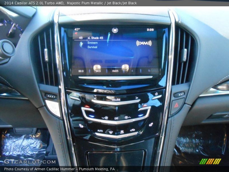 Majestic Plum Metallic / Jet Black/Jet Black 2014 Cadillac ATS 2.0L Turbo AWD