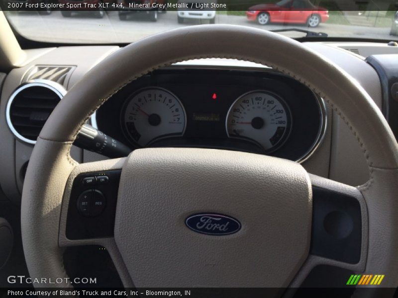Mineral Grey Metallic / Light Stone 2007 Ford Explorer Sport Trac XLT 4x4