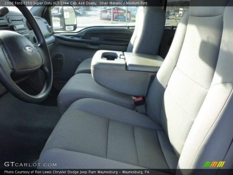 Silver Metallic / Medium Flint 2006 Ford F350 Super Duty XLT Crew Cab 4x4 Dually