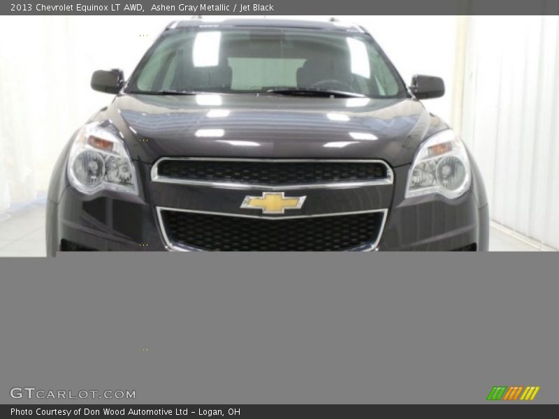 Ashen Gray Metallic / Jet Black 2013 Chevrolet Equinox LT AWD