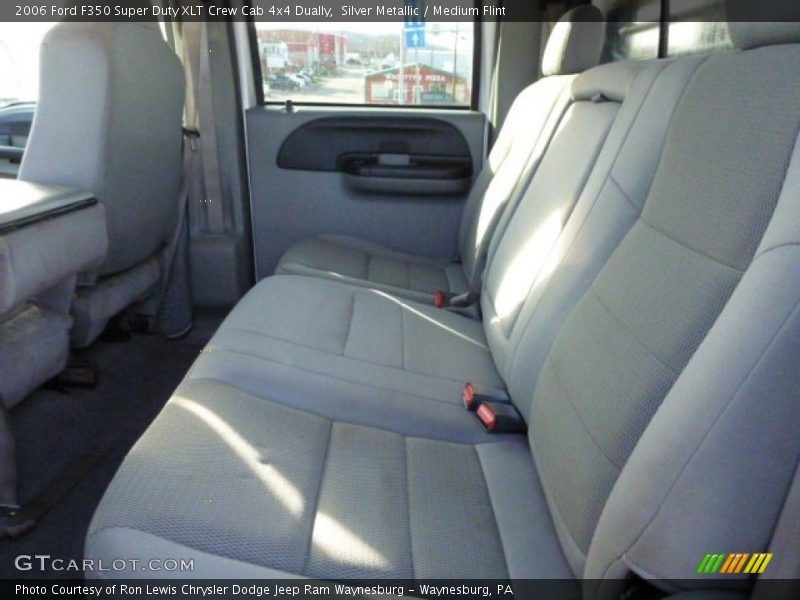 Silver Metallic / Medium Flint 2006 Ford F350 Super Duty XLT Crew Cab 4x4 Dually