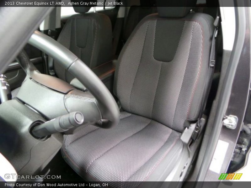 Ashen Gray Metallic / Jet Black 2013 Chevrolet Equinox LT AWD