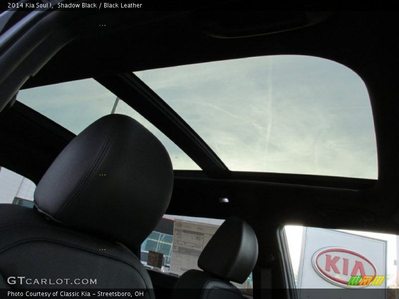 Shadow Black / Black Leather 2014 Kia Soul !