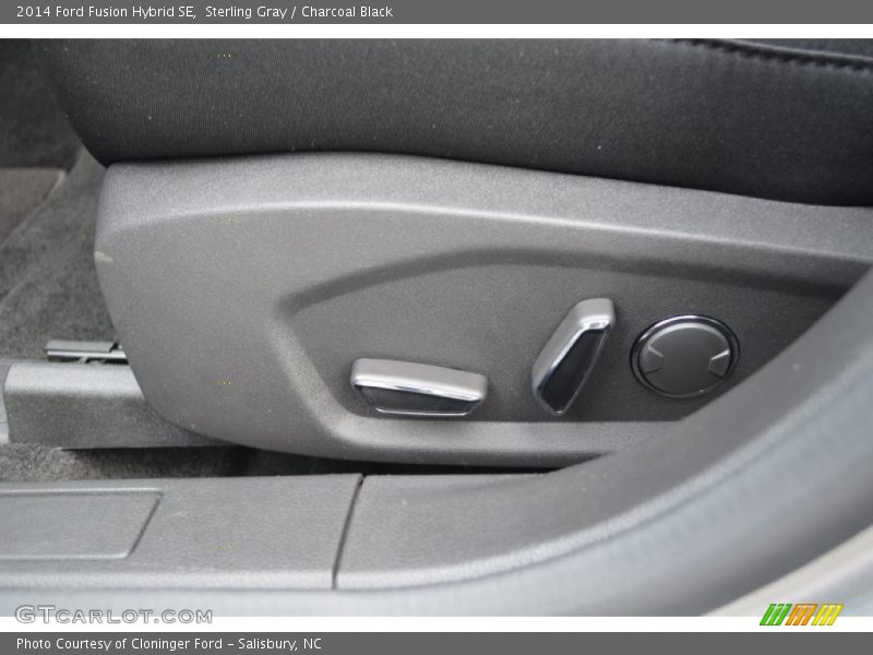 Sterling Gray / Charcoal Black 2014 Ford Fusion Hybrid SE