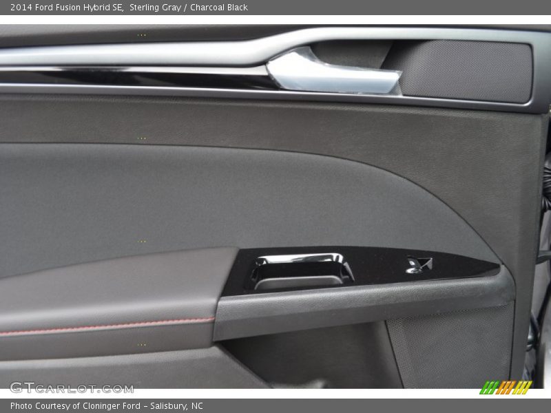 Sterling Gray / Charcoal Black 2014 Ford Fusion Hybrid SE