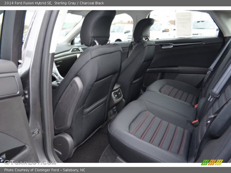 Sterling Gray / Charcoal Black 2014 Ford Fusion Hybrid SE