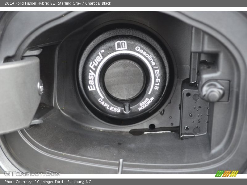 Sterling Gray / Charcoal Black 2014 Ford Fusion Hybrid SE