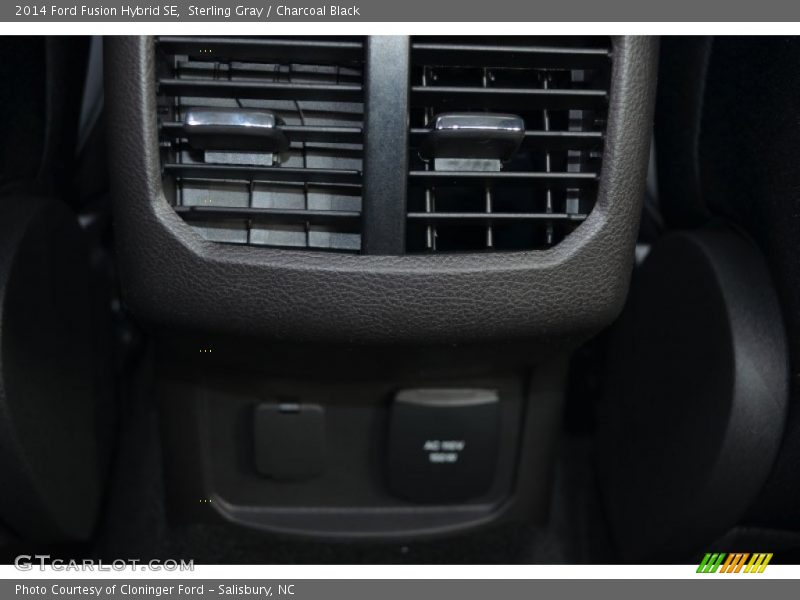 Sterling Gray / Charcoal Black 2014 Ford Fusion Hybrid SE