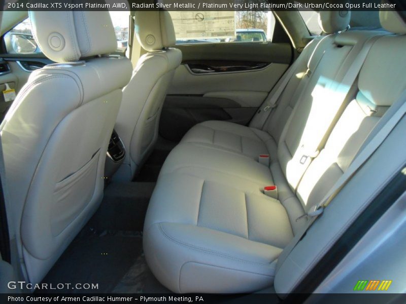 Radiant Silver Metallic / Platinum Very Light Platinum/Dark Urban/Cocoa Opus Full Leather 2014 Cadillac XTS Vsport Platinum AWD