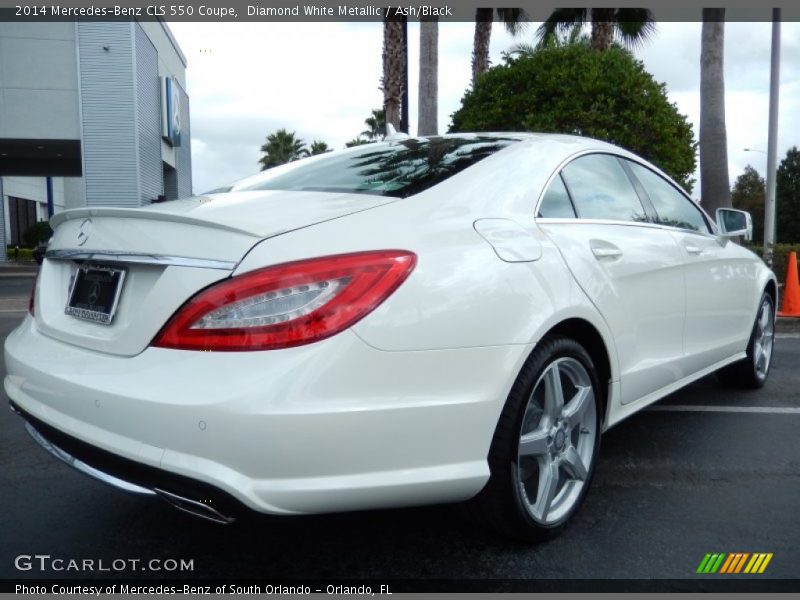 Diamond White Metallic / Ash/Black 2014 Mercedes-Benz CLS 550 Coupe