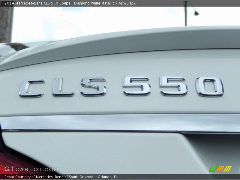 Diamond White Metallic / Ash/Black 2014 Mercedes-Benz CLS 550 Coupe