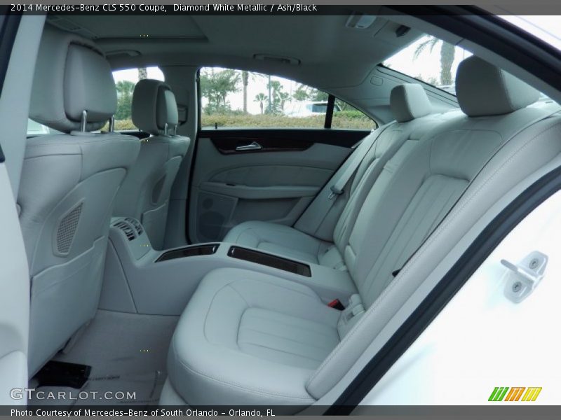 Diamond White Metallic / Ash/Black 2014 Mercedes-Benz CLS 550 Coupe