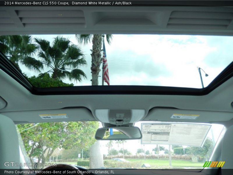 Diamond White Metallic / Ash/Black 2014 Mercedes-Benz CLS 550 Coupe