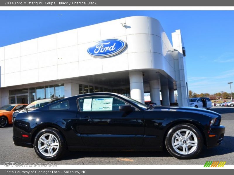 Black / Charcoal Black 2014 Ford Mustang V6 Coupe