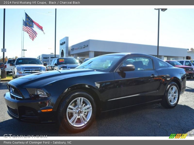 Black / Charcoal Black 2014 Ford Mustang V6 Coupe