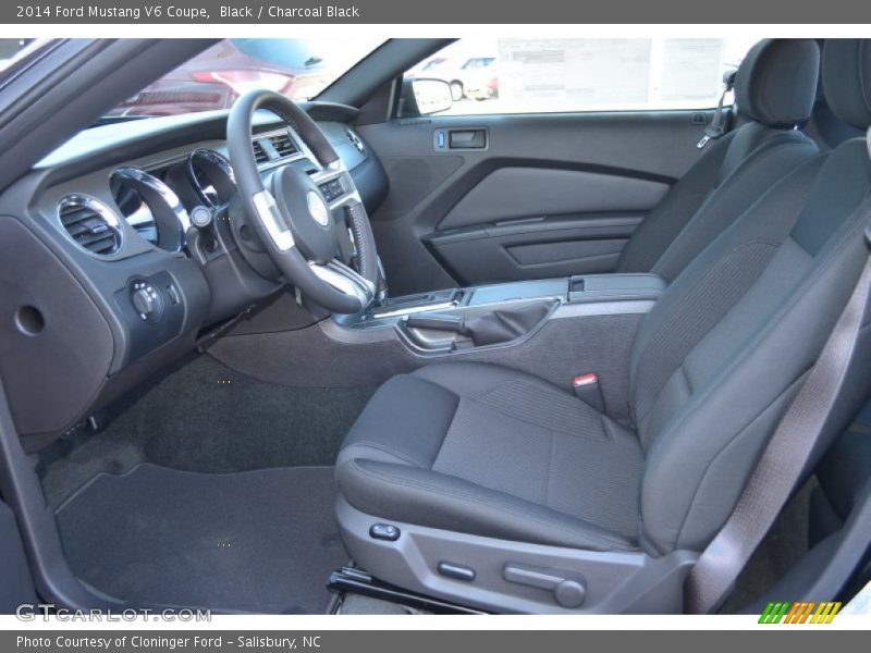 Black / Charcoal Black 2014 Ford Mustang V6 Coupe