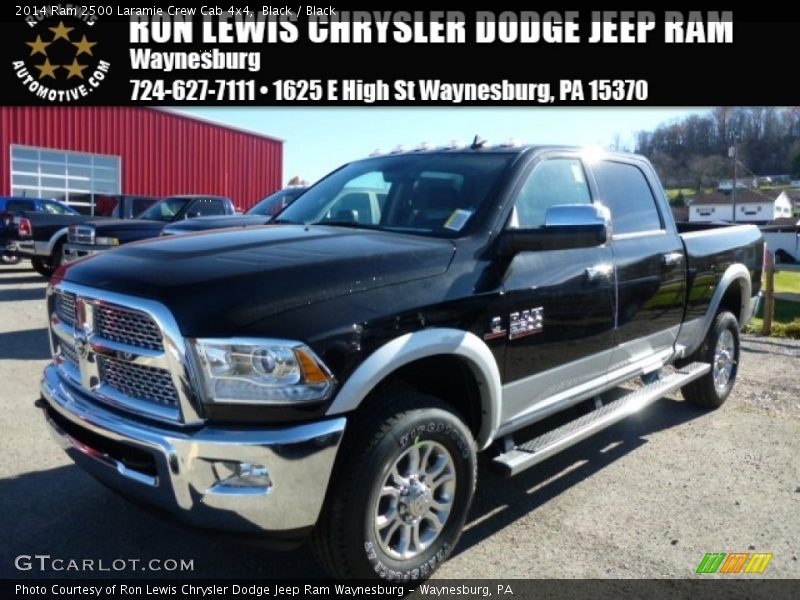 Black / Black 2014 Ram 2500 Laramie Crew Cab 4x4