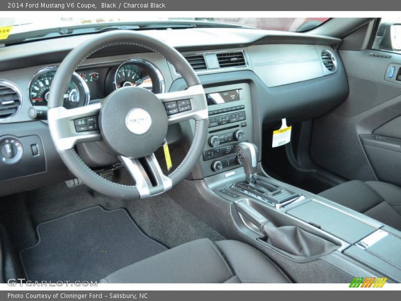 Black / Charcoal Black 2014 Ford Mustang V6 Coupe