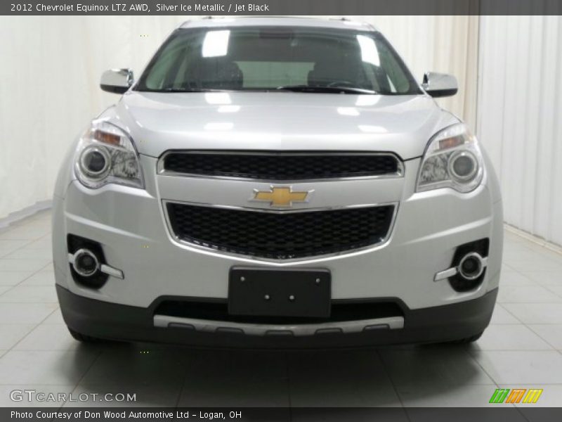 Silver Ice Metallic / Jet Black 2012 Chevrolet Equinox LTZ AWD
