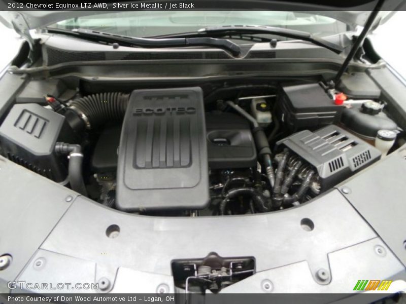 Silver Ice Metallic / Jet Black 2012 Chevrolet Equinox LTZ AWD