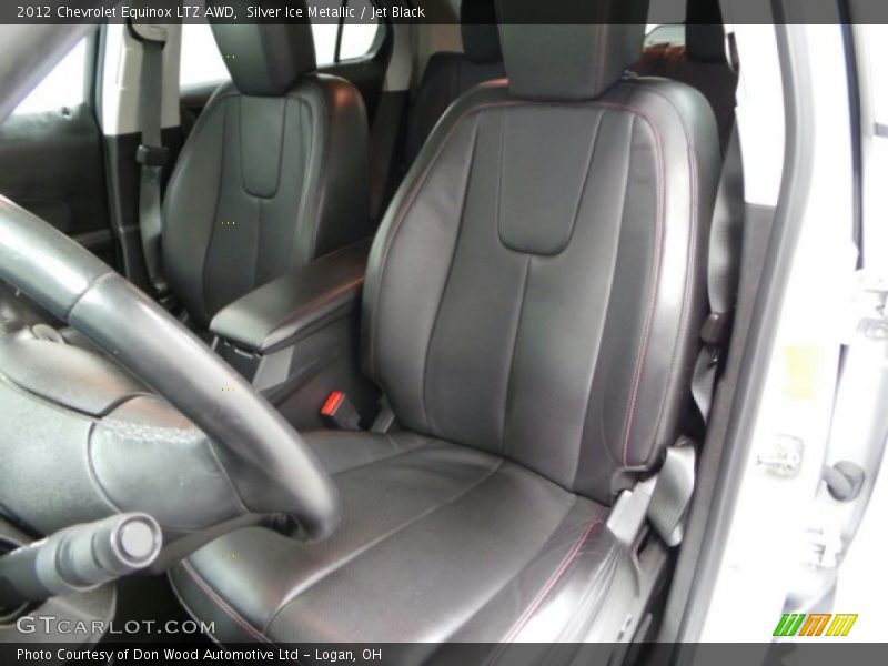 Silver Ice Metallic / Jet Black 2012 Chevrolet Equinox LTZ AWD